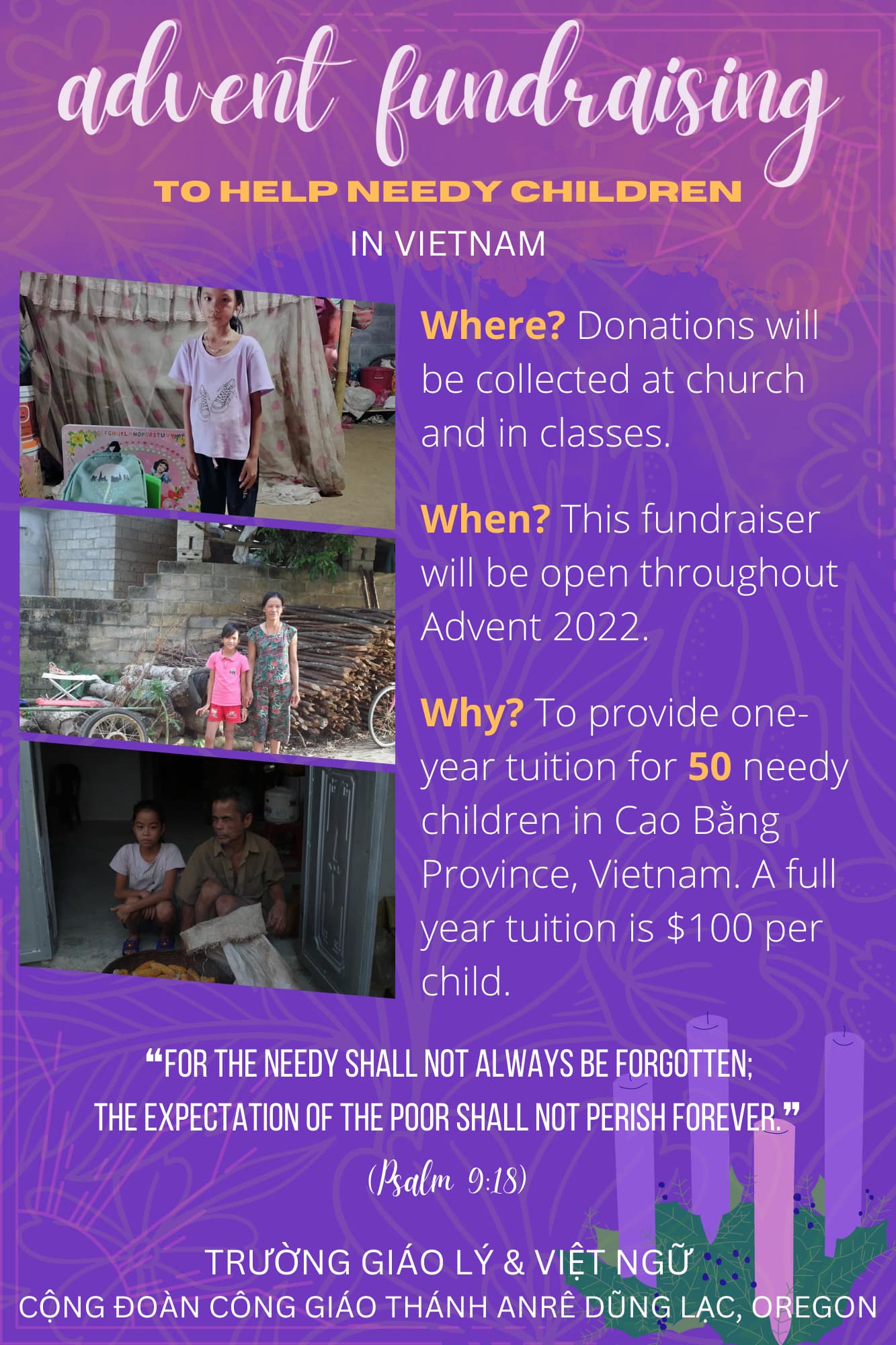 Cao Bang Charity Poster